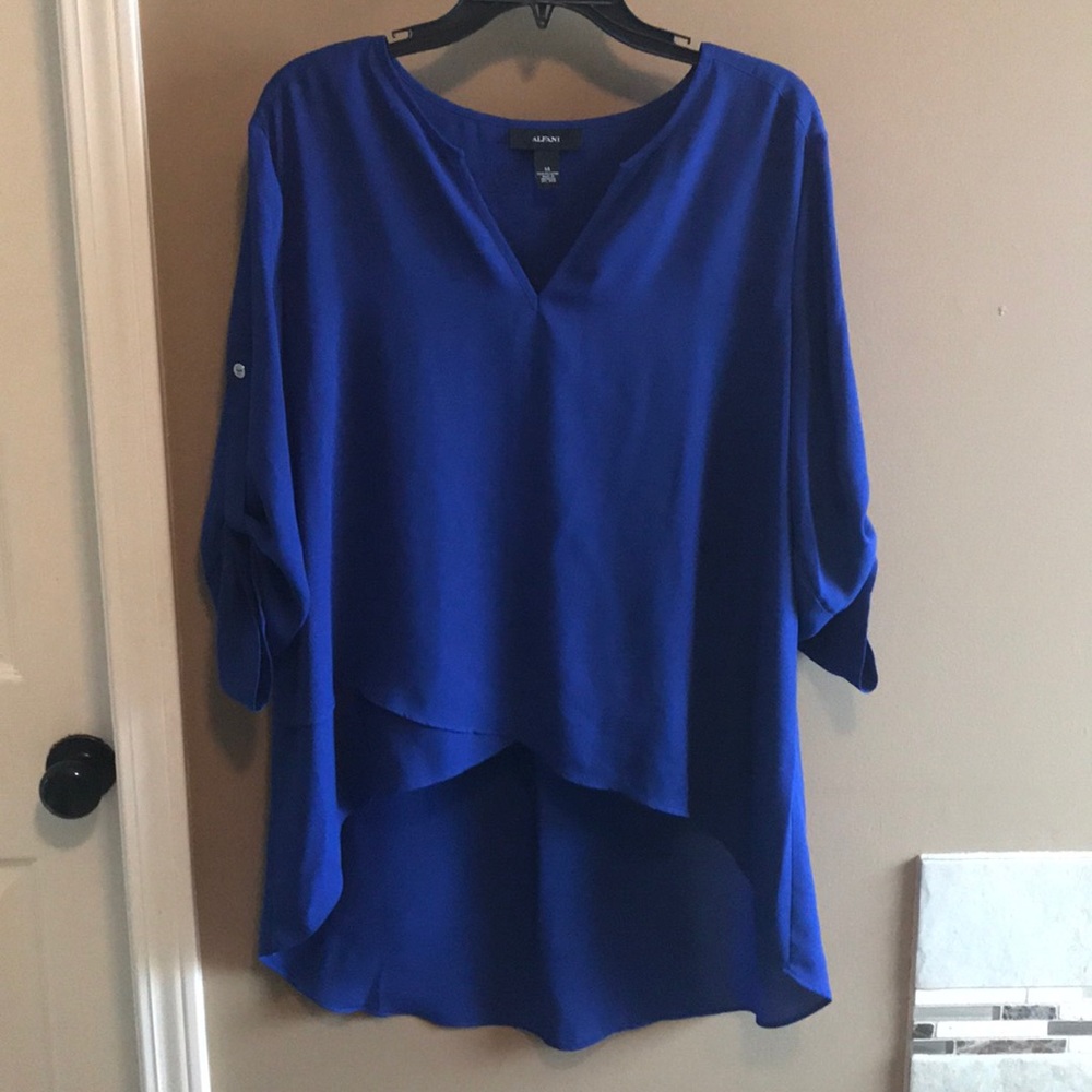 Alfani royal blue blouse
